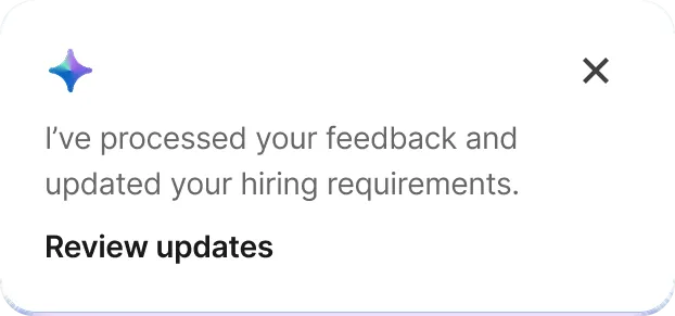 Toast: 10 candidates are ready for your review. Review candidates.